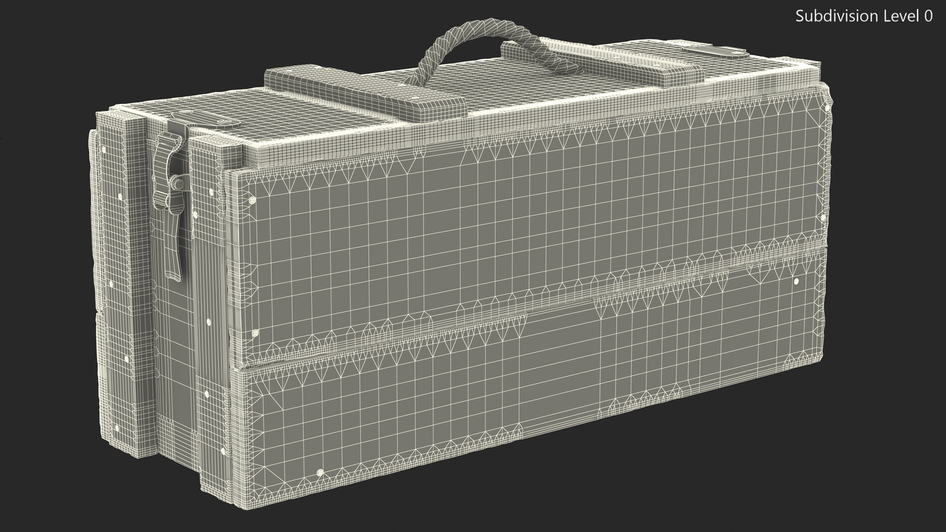 3D model Vintage Military Ammo Box