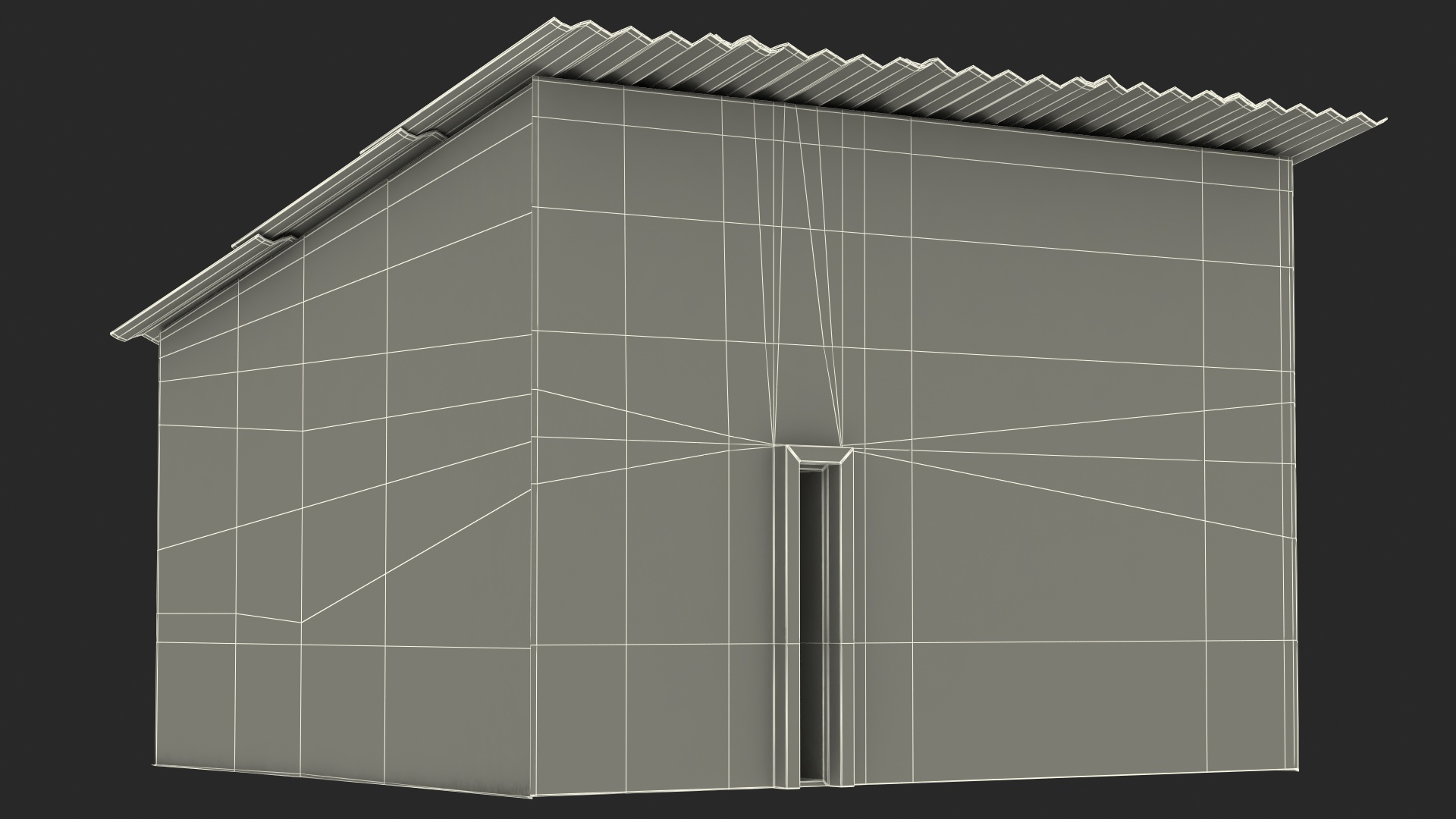 Wooden Antique Barn 3D model