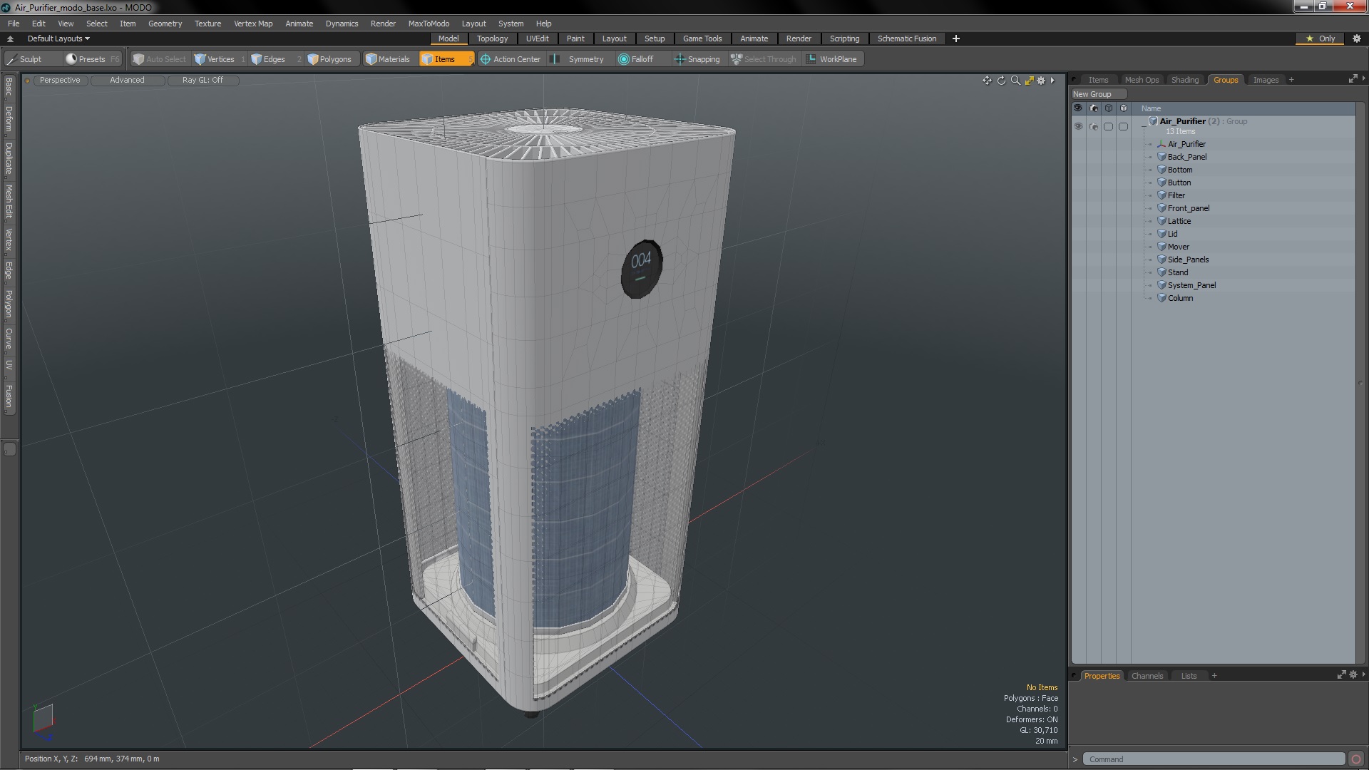 Air Purifier 3D