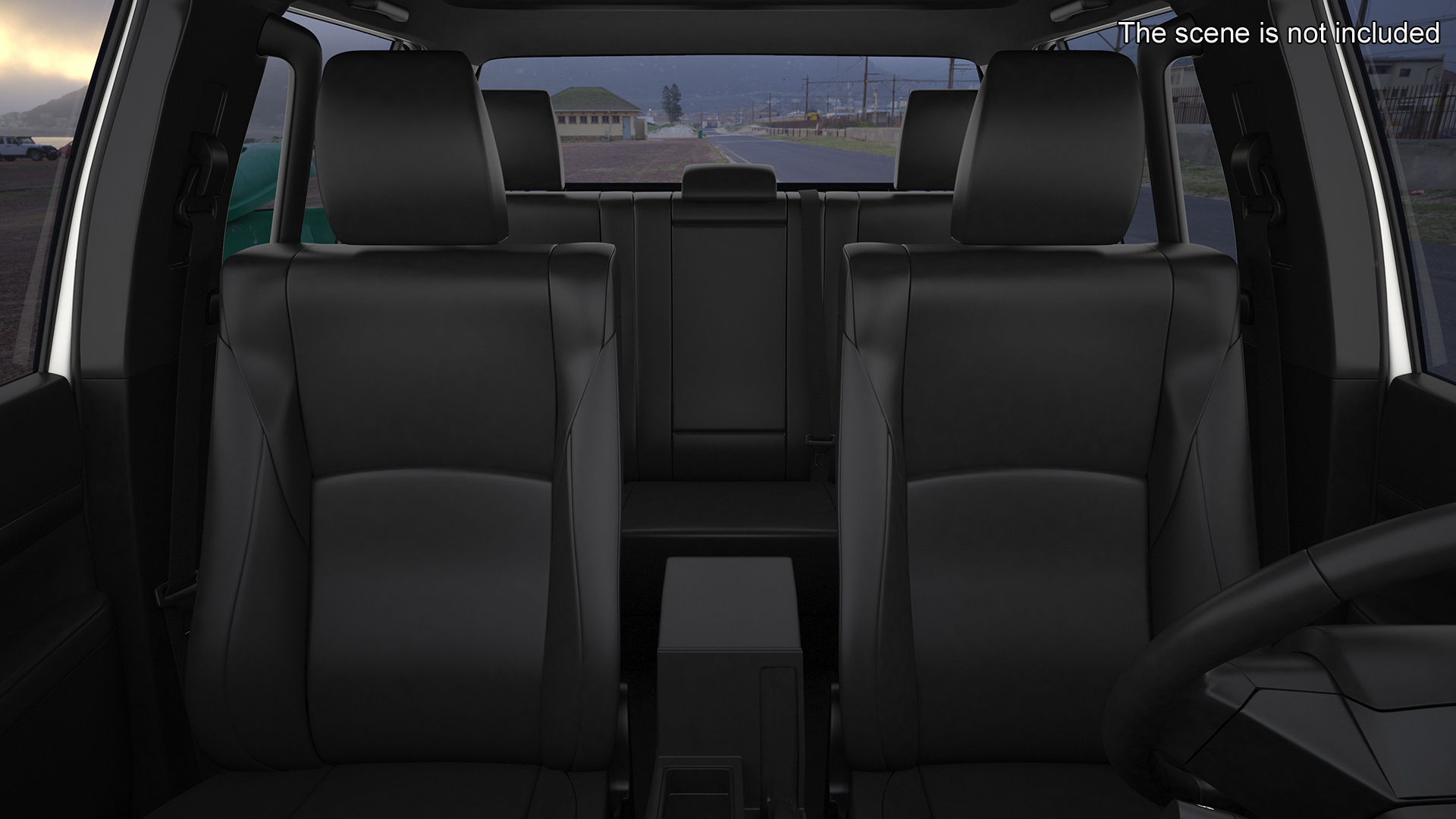 Pickup Truck Simplified White 3D model