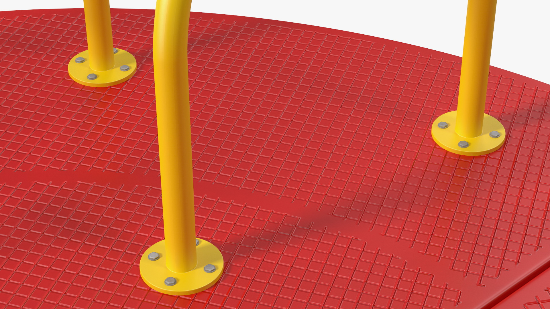 3D Merry Go Round 10 Foot Red
