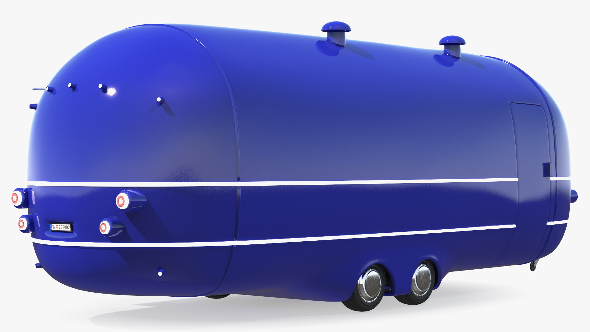 Catering Truck Blue 3D model