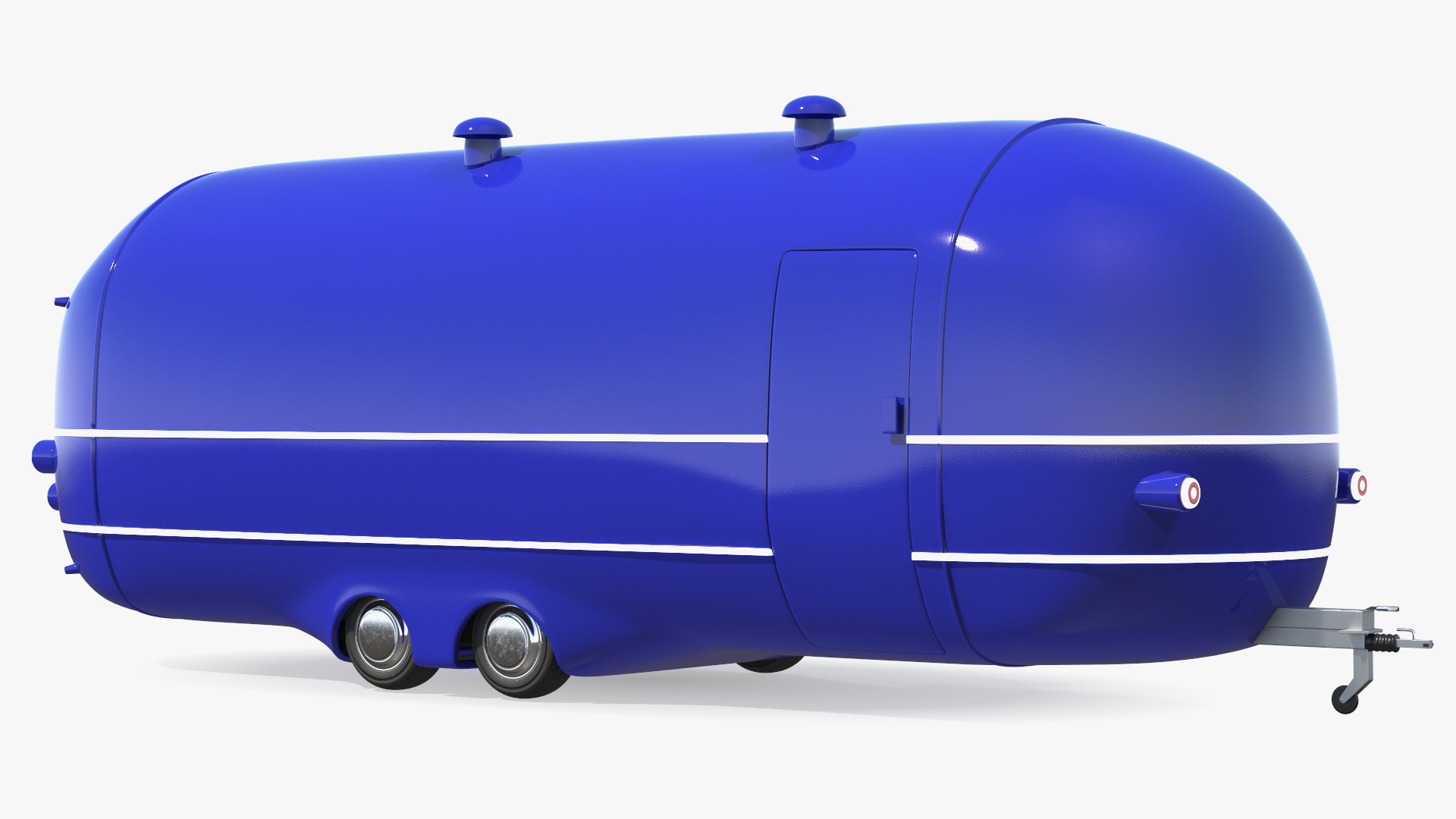 Catering Truck Blue 3D model