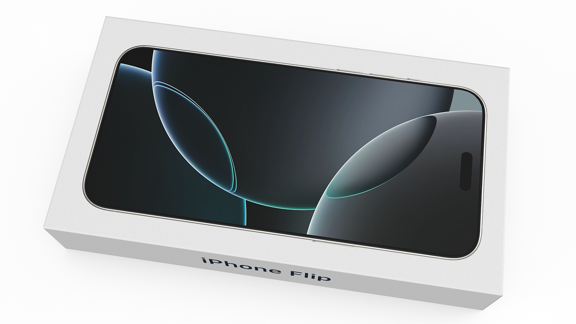 3D Apple iPhone Flip Packaging Box