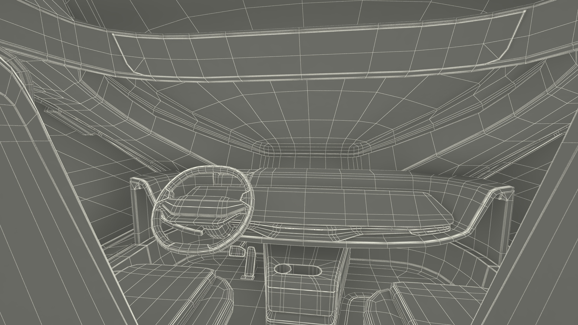 3D Fantastic Hi-Tech Truck Black Rigged