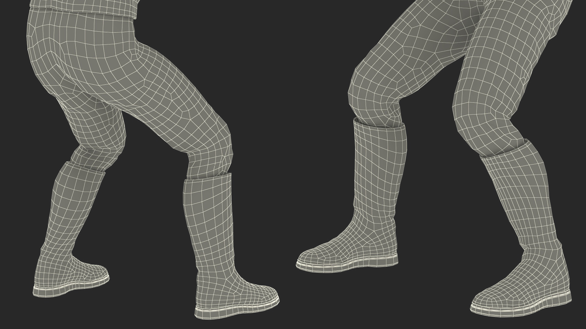 An Astronaut Input Data into Sci-fi Computer 3D model