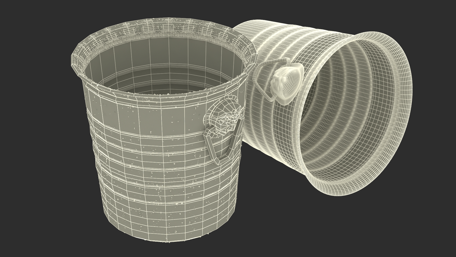 3D Freixenet Sparkling Wine in a Bucket of Ice model
