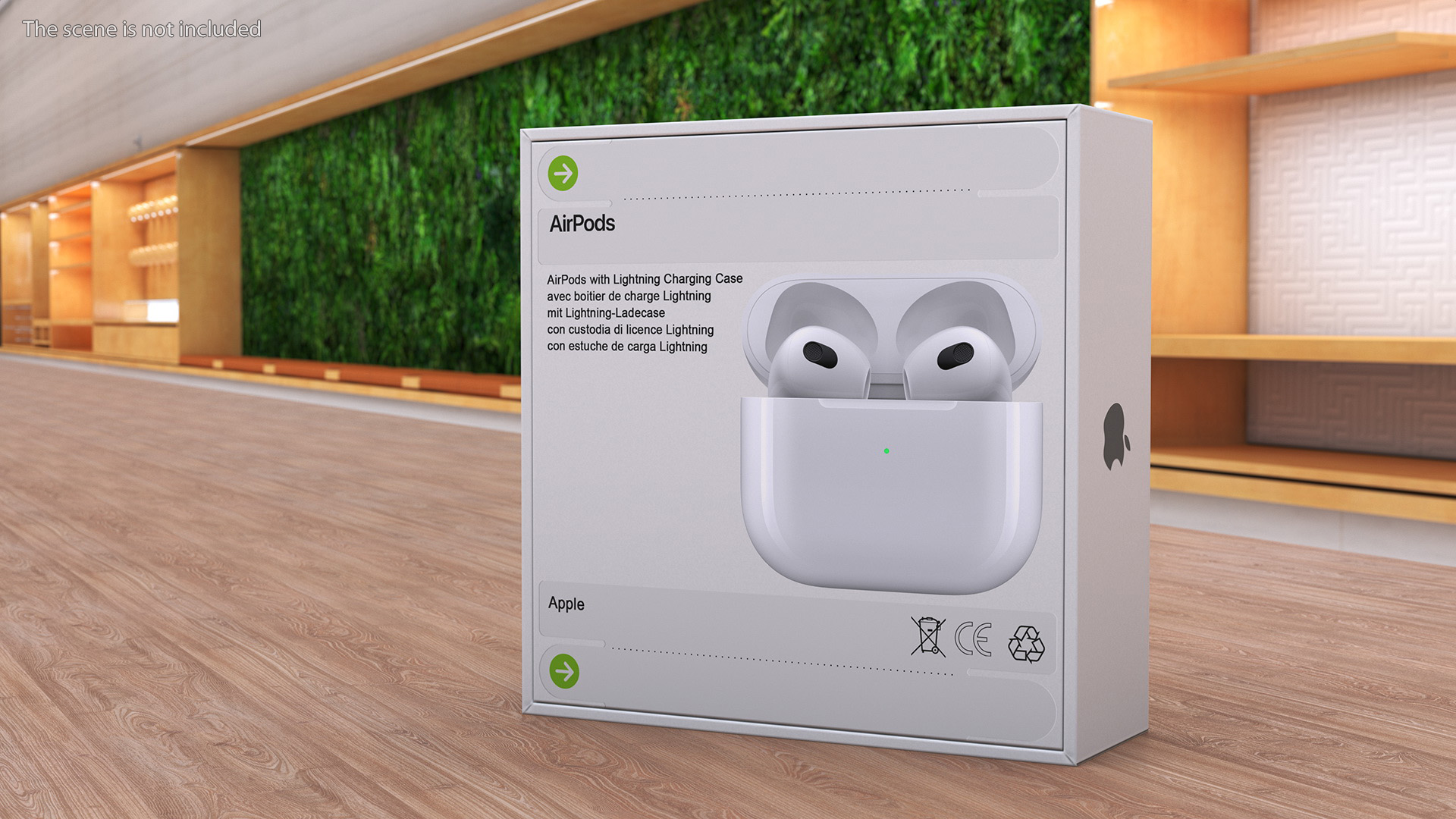 3D Box AirPods