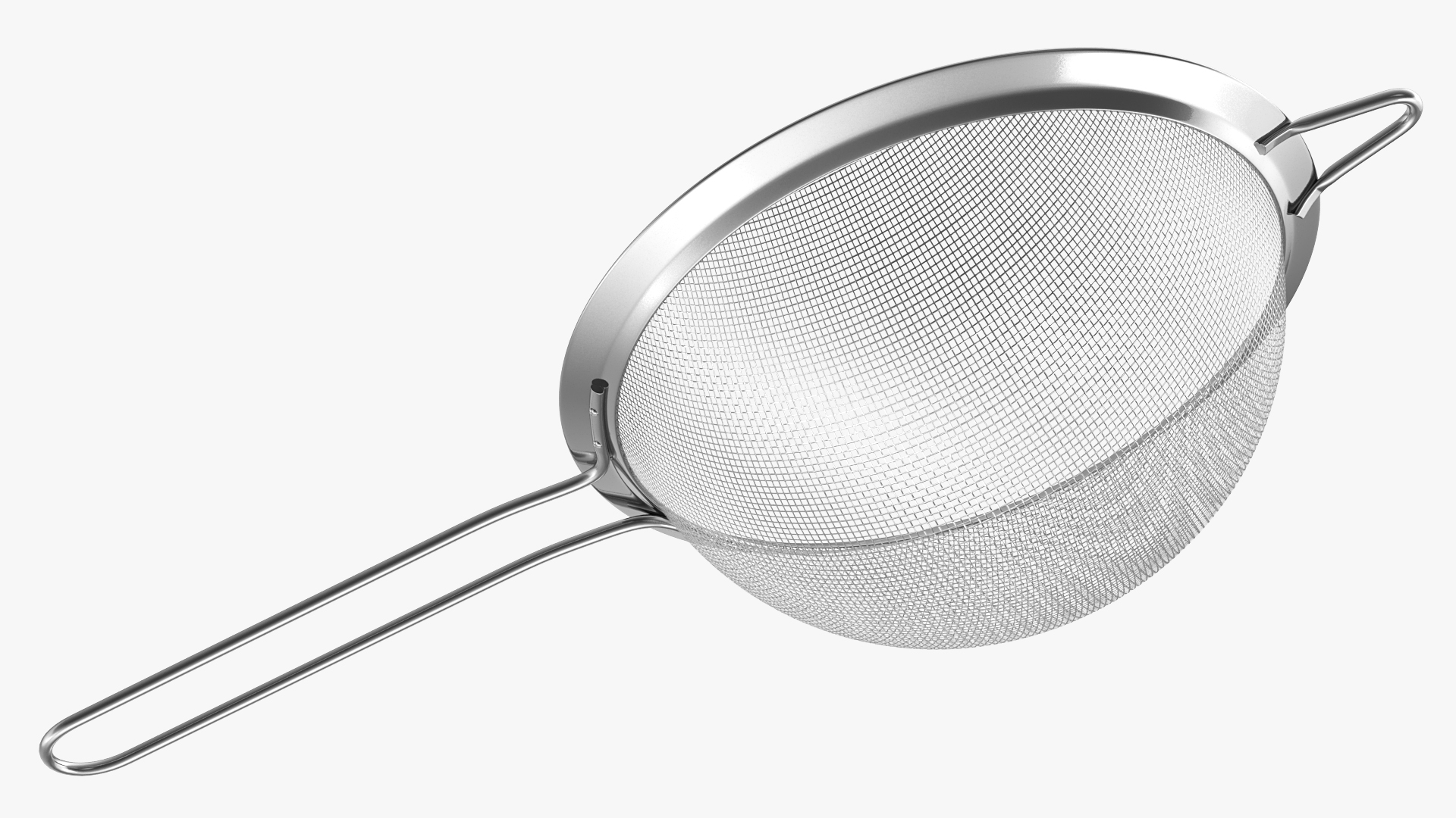 Fine Mesh Stainless Steel Strainer 3D model