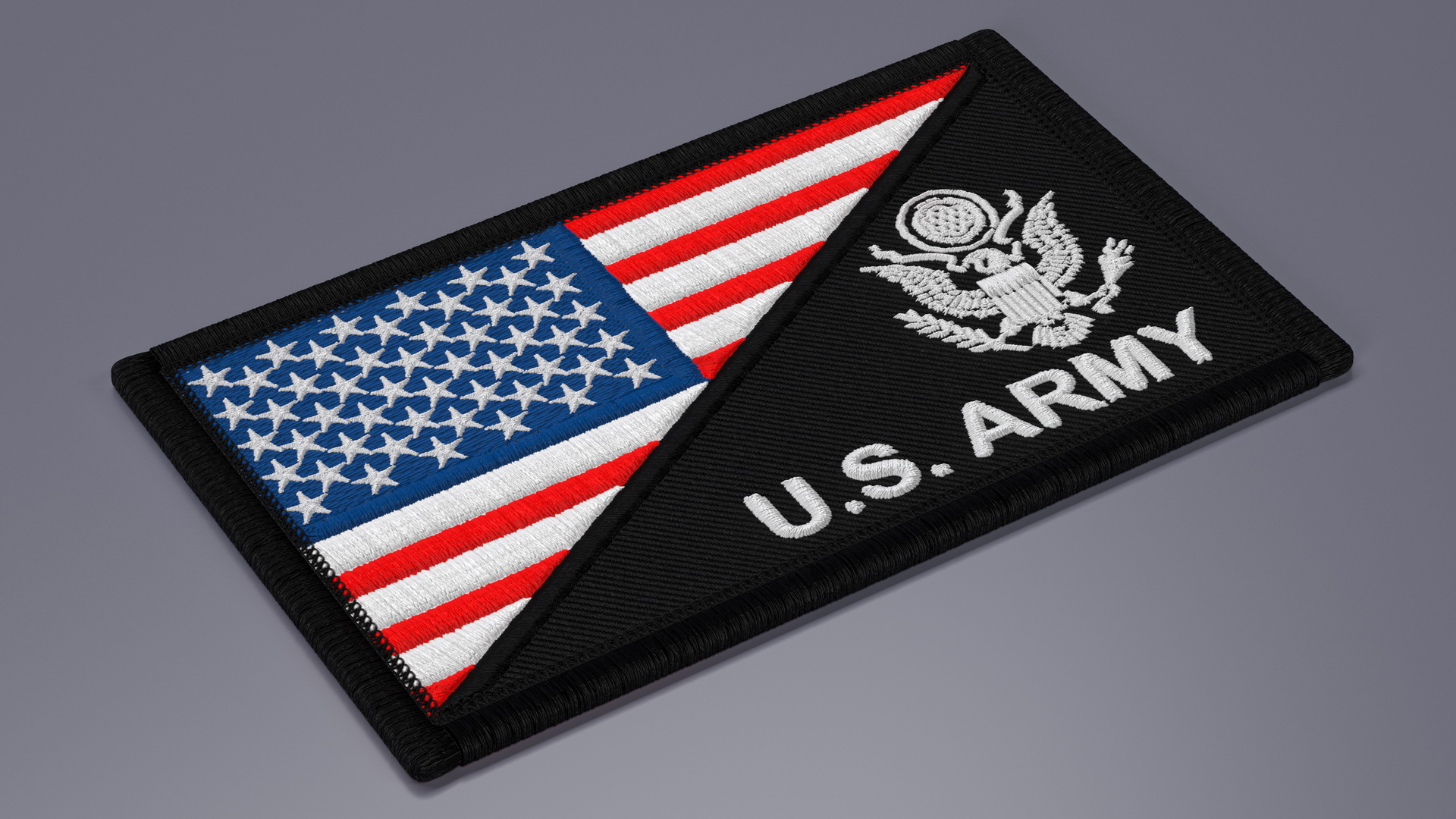 US Army Flag Military Patch 3D