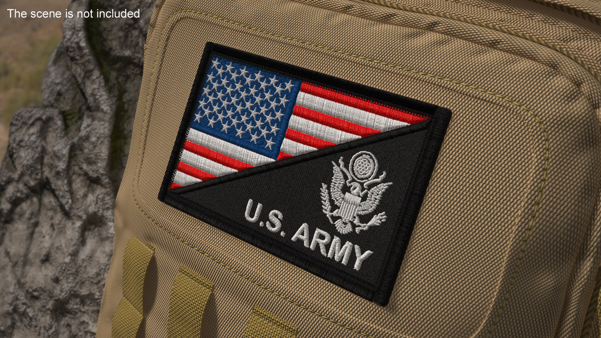 US Army Flag Military Patch 3D