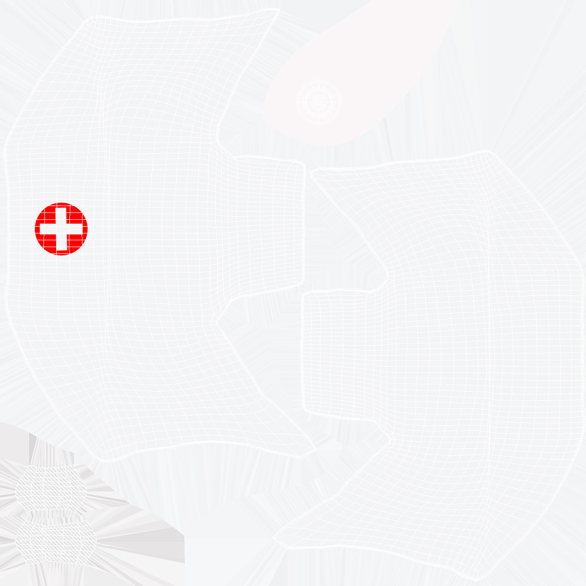 Nurse Cap 3D model