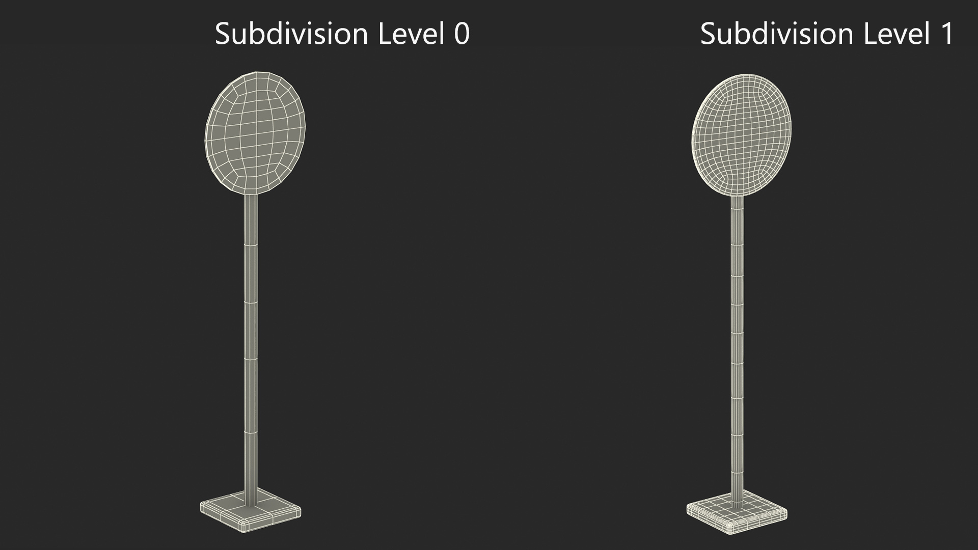 3D model Road Sign No Waiting