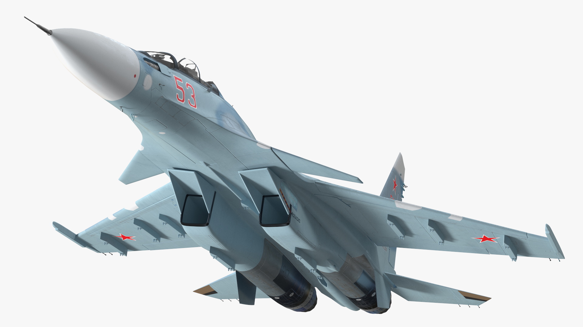3D Su-30 Rigged for Cinema 4D