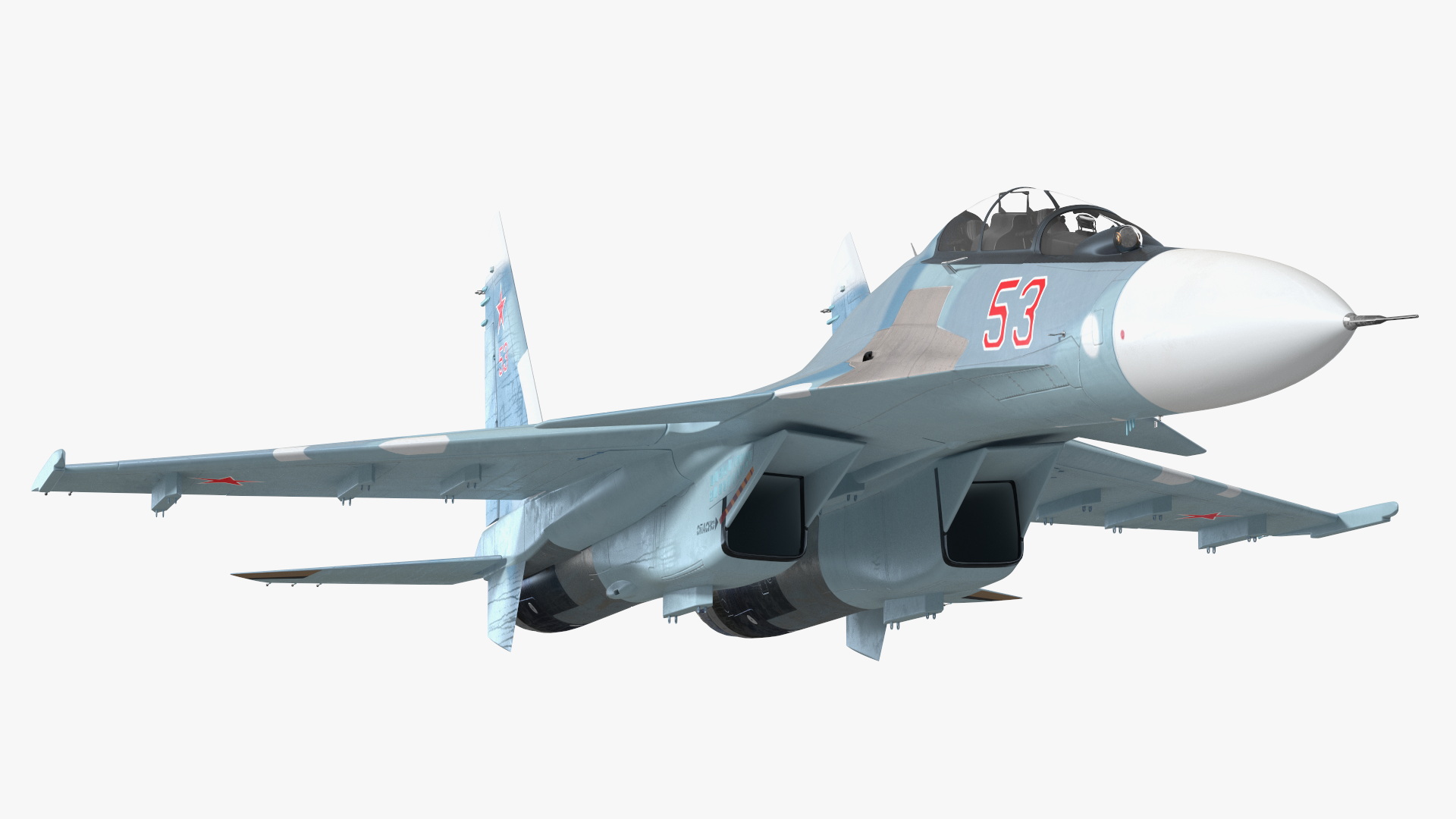 3D Su-30 Rigged for Cinema 4D