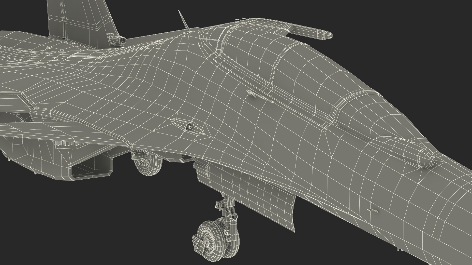 3D Su-30 Rigged for Cinema 4D