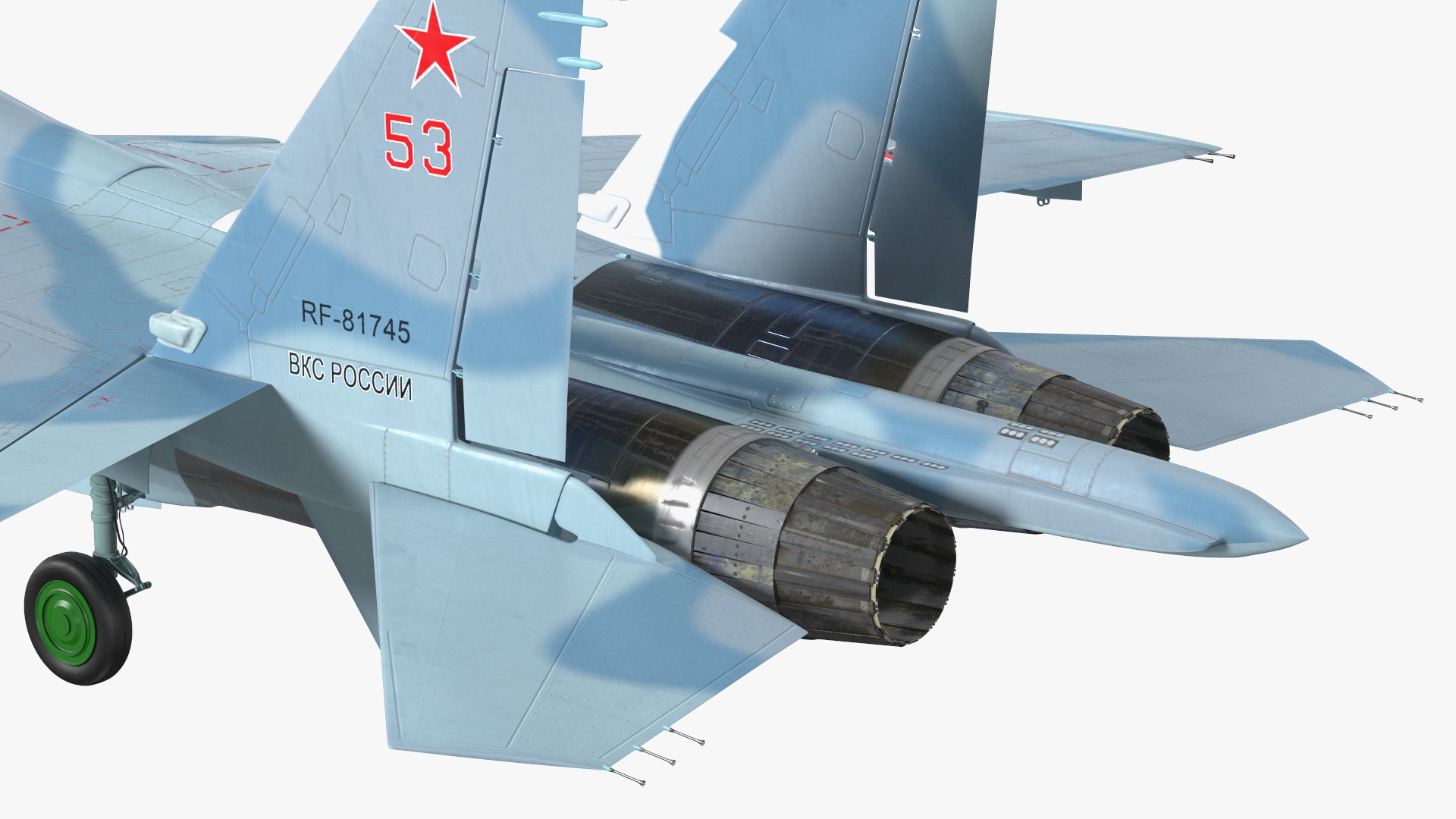 3D Su-30 Rigged for Cinema 4D