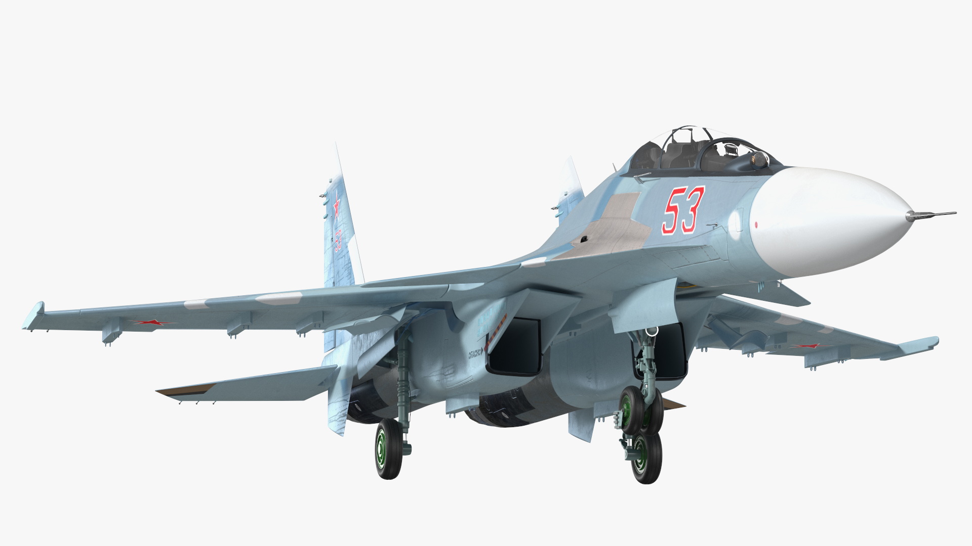 3D Su-30 Rigged for Cinema 4D