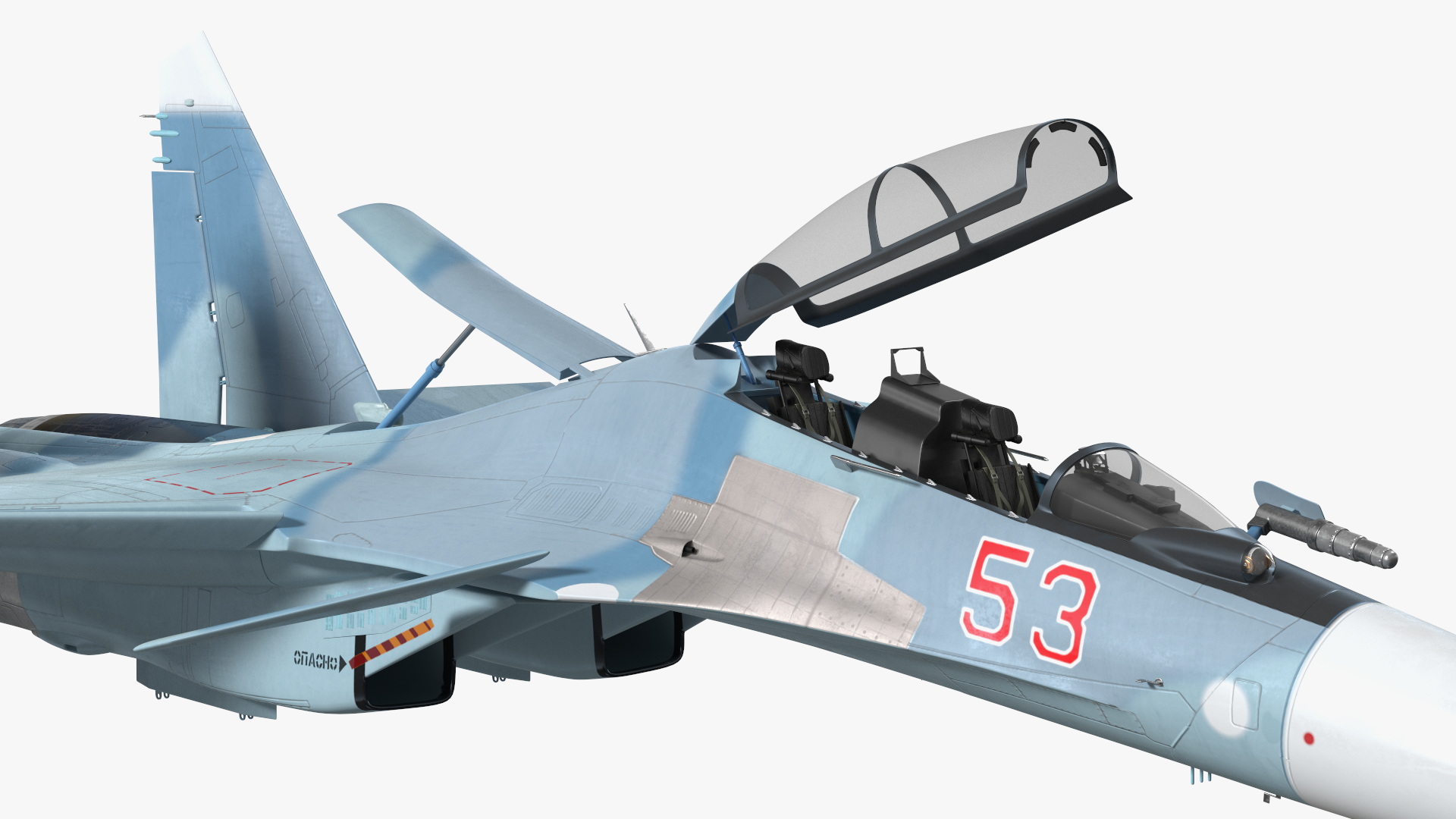 3D Su-30 Rigged for Cinema 4D