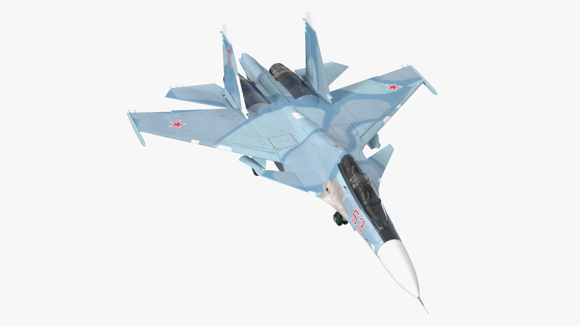 3D Su-30 Rigged for Cinema 4D