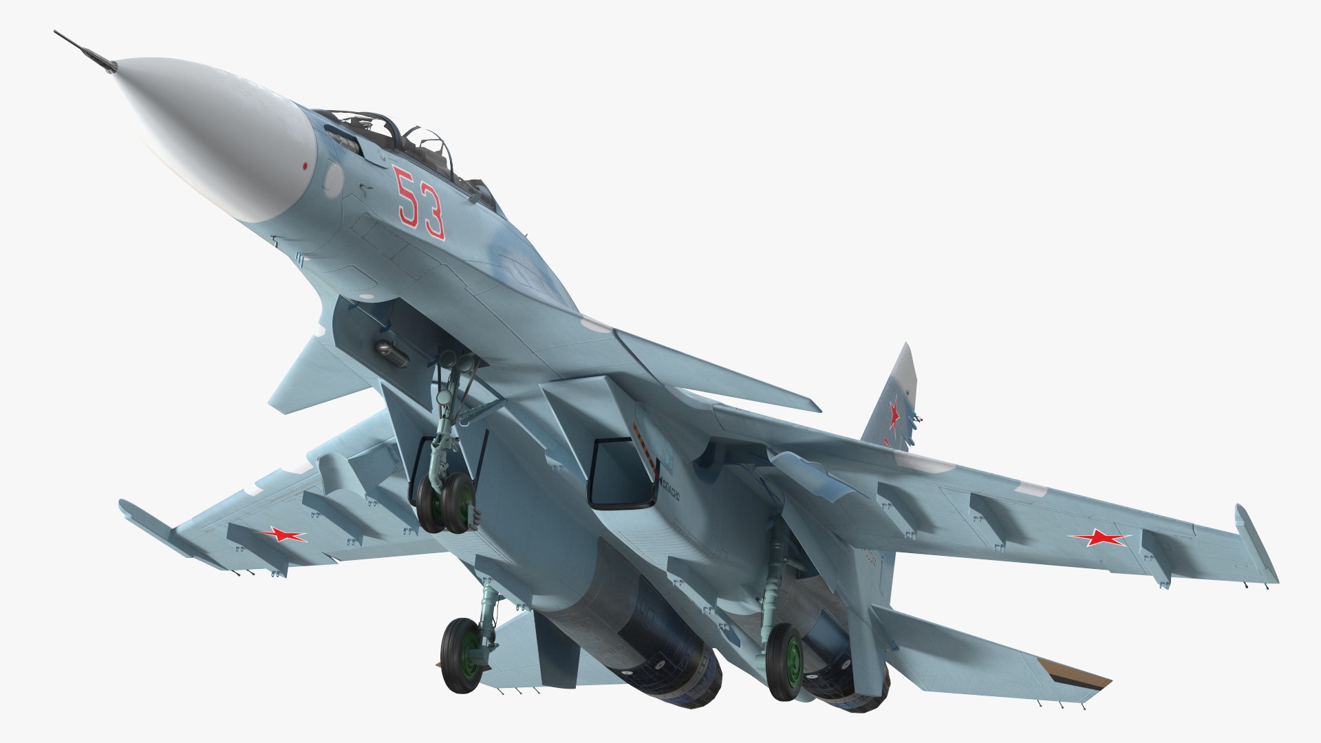 3D Su-30 Rigged for Cinema 4D