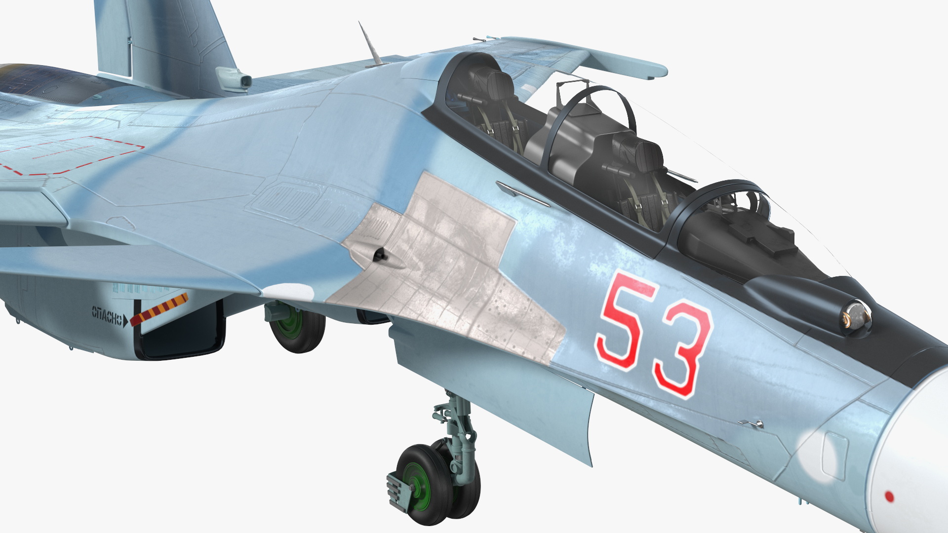 3D Su-30 Rigged for Cinema 4D
