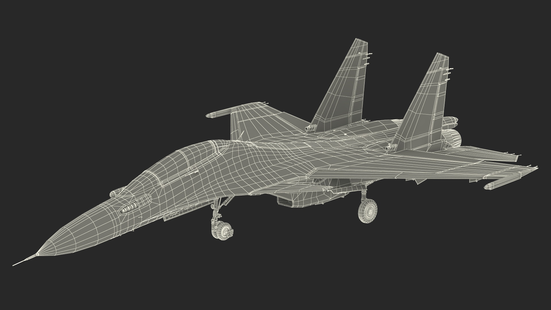 3D Su-30 Rigged for Cinema 4D