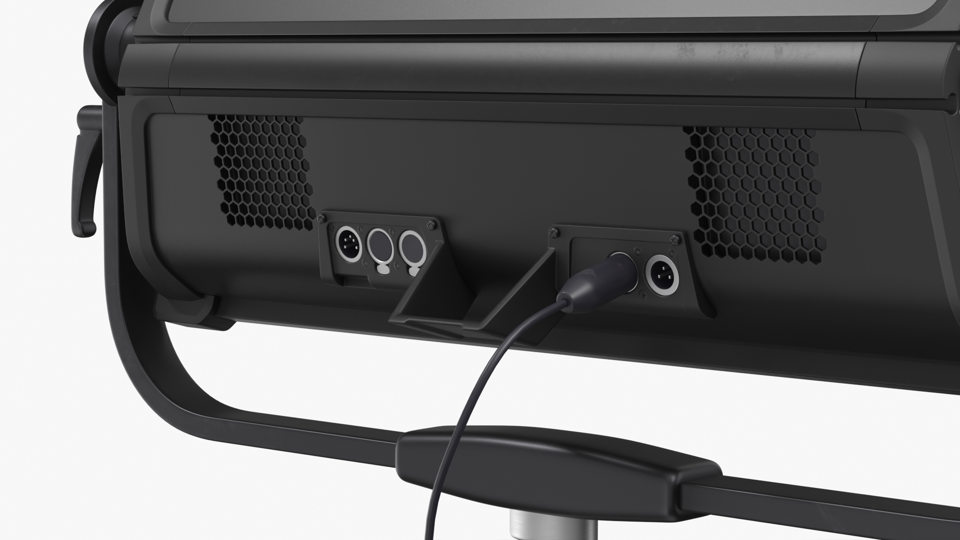 Broadcast Rectangular LED Light Panel Black - view 4