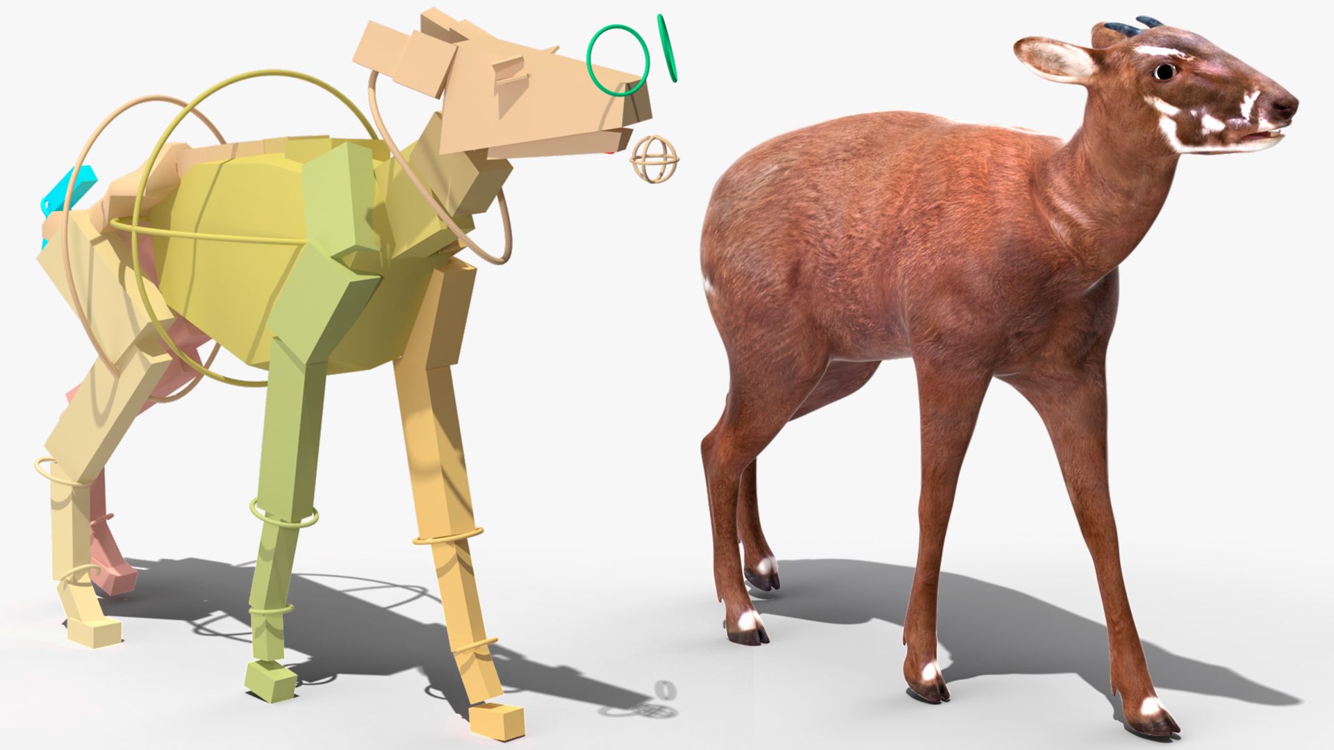 Saola Rigged 3D