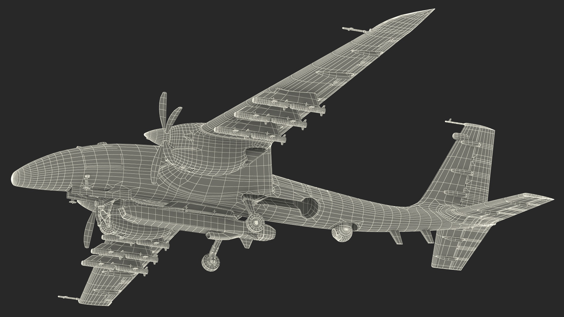 3D model Unmanned Combat Aerial Vehicle