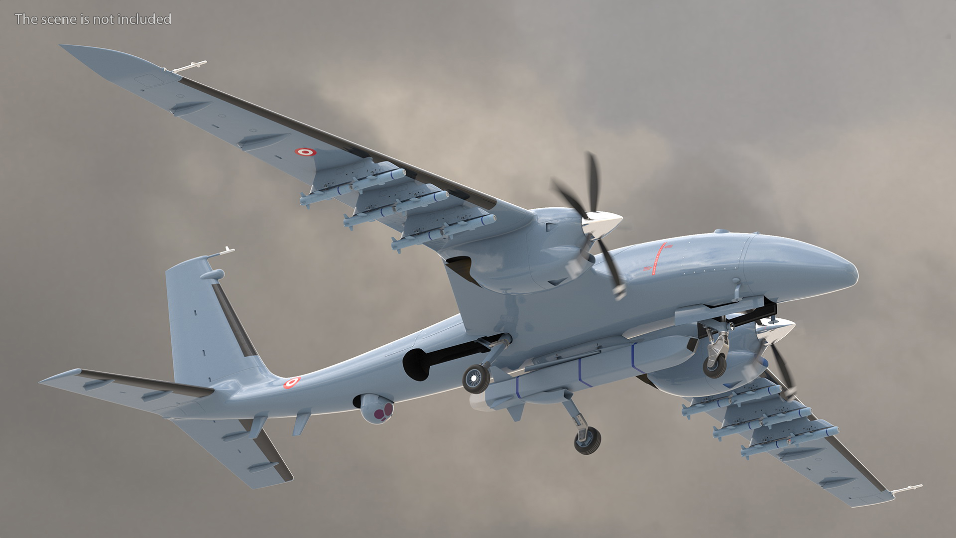 3D model Unmanned Combat Aerial Vehicle