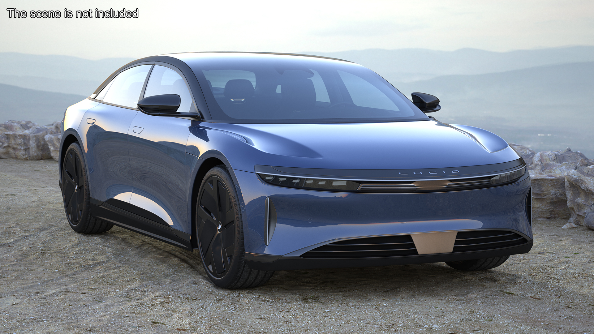 3D model Lucid Air Electric Luxury Sedan Sapphire