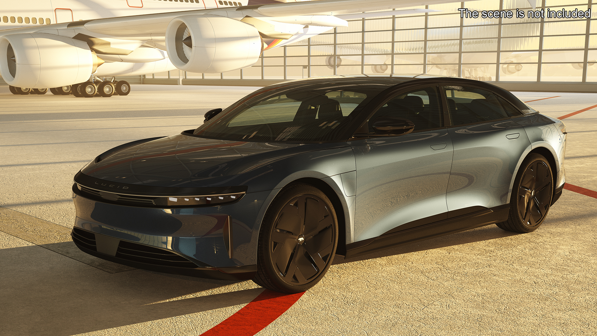3D model Lucid Air Electric Luxury Sedan Sapphire