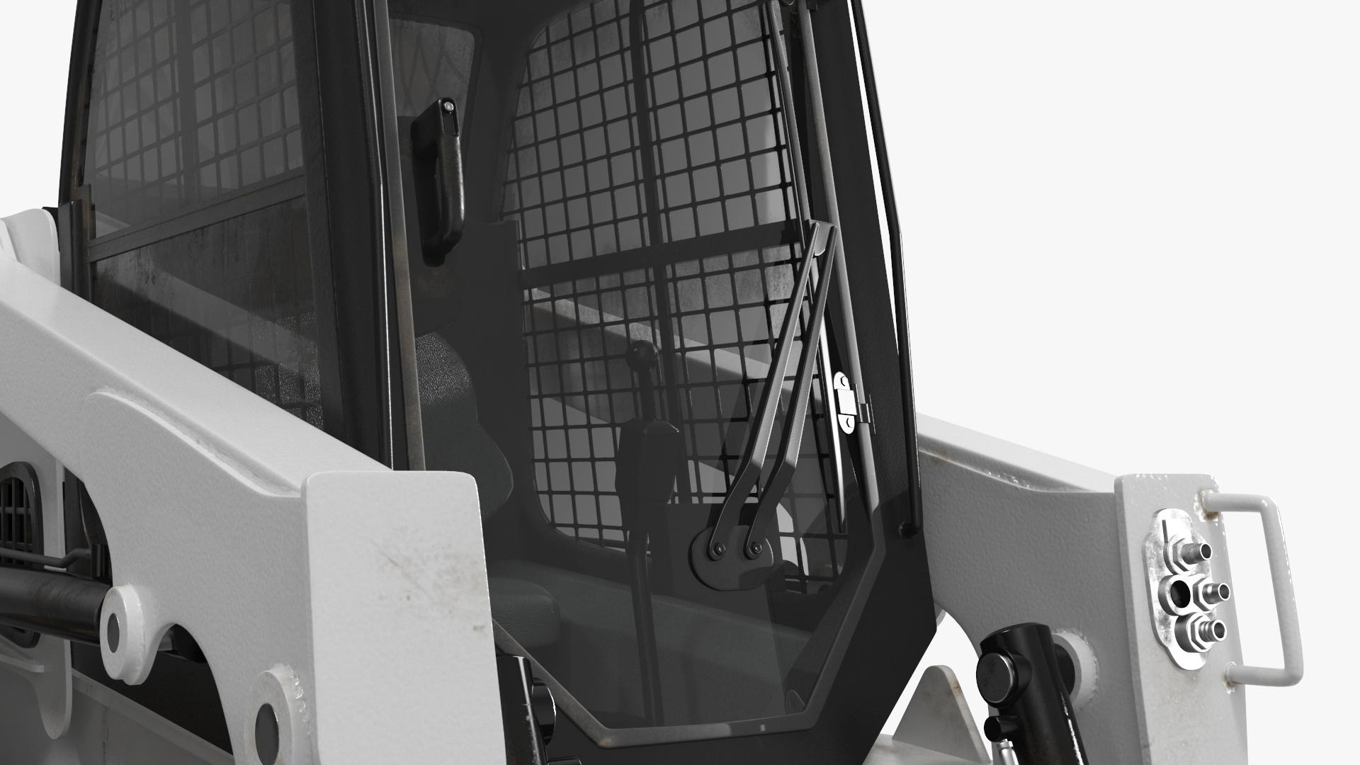 3D model Skid Steer or Compact Track Loader Rigged for Maya