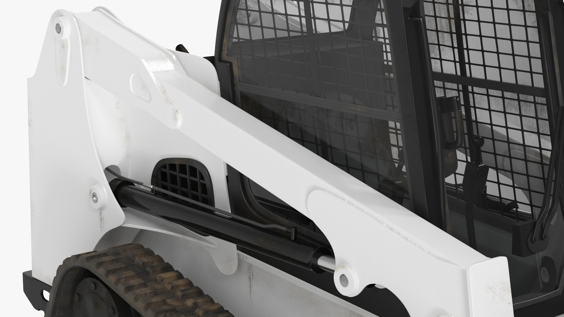 3D model Skid Steer or Compact Track Loader Rigged for Maya