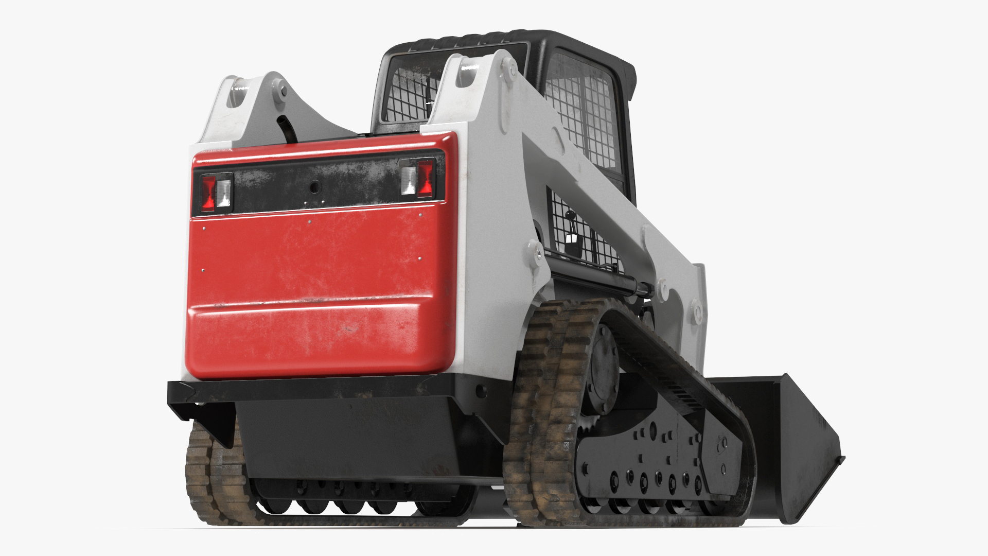 3D model Skid Steer or Compact Track Loader Rigged for Maya
