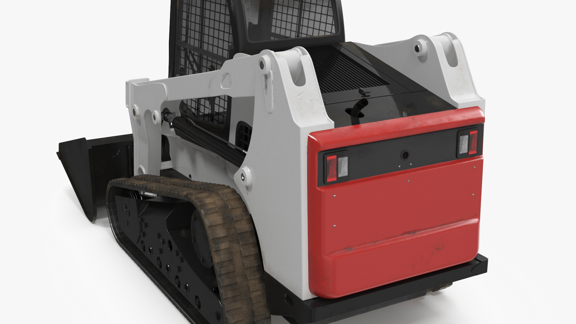 3D model Skid Steer or Compact Track Loader Rigged for Maya