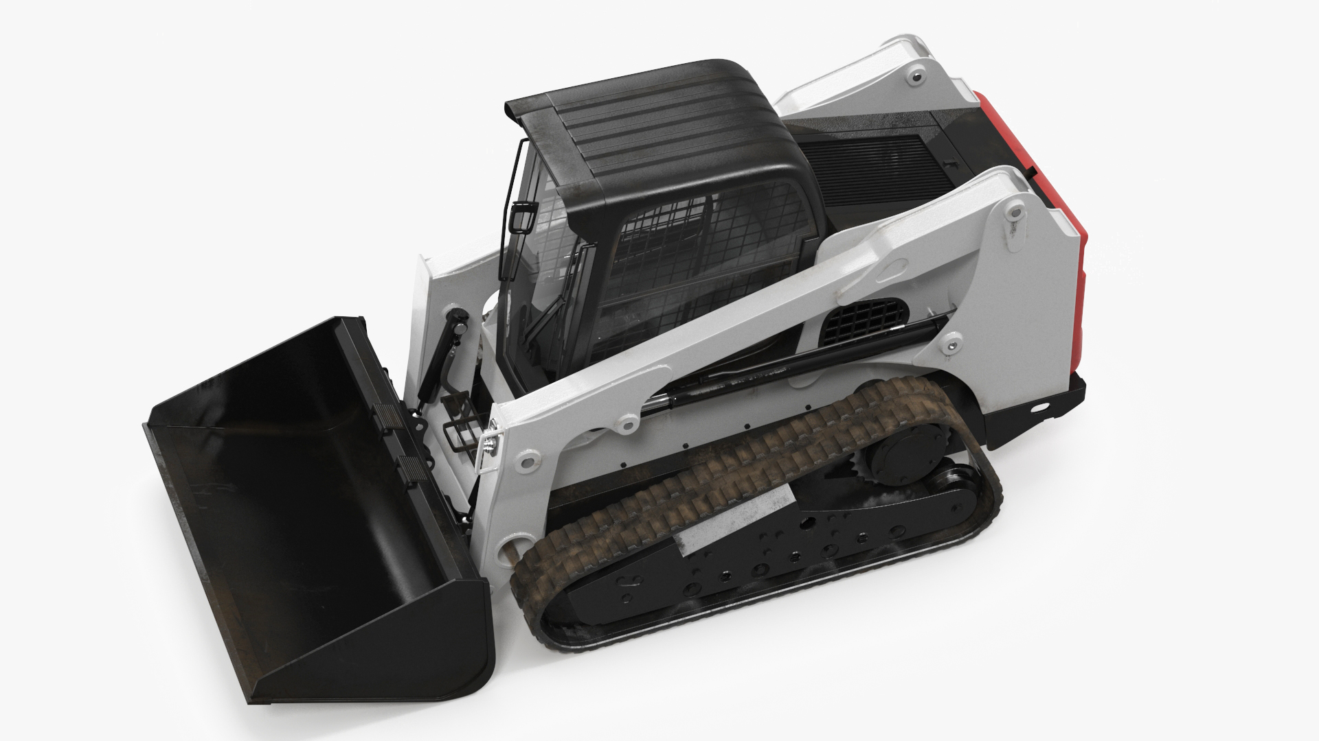3D model Skid Steer or Compact Track Loader Rigged for Maya