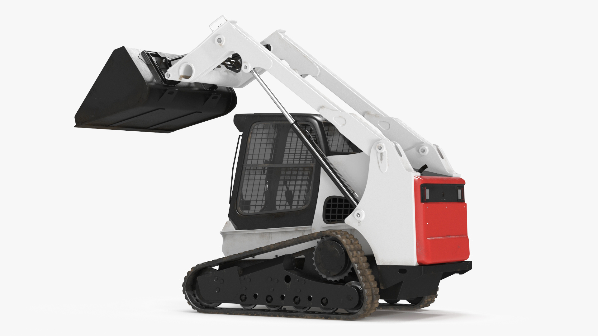 3D model Skid Steer or Compact Track Loader Rigged for Maya