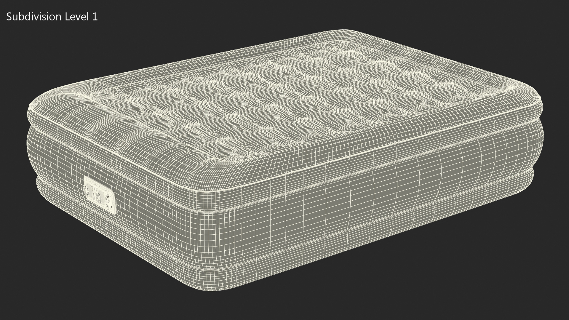 3D model Inflatable Air Mattress Medium Size