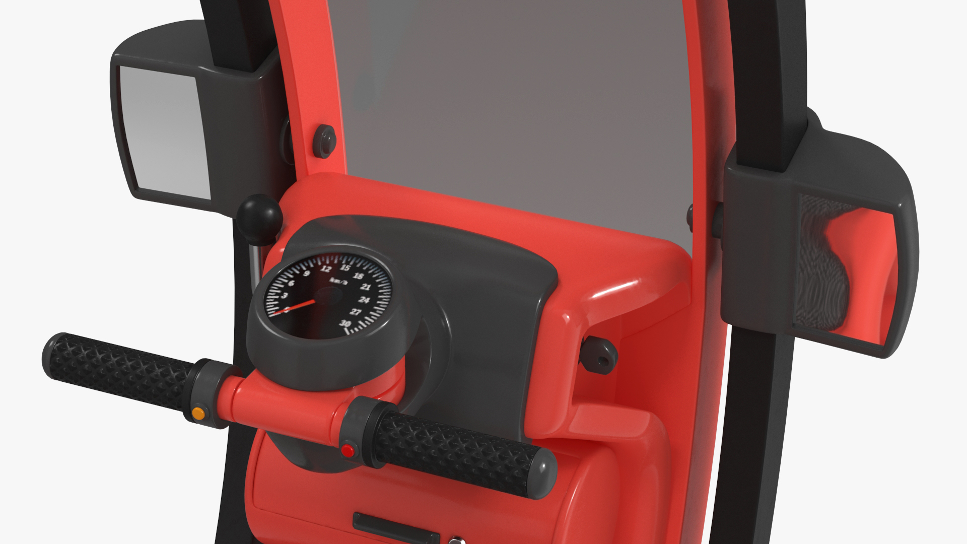 3D Futuristic Transport Car Tube Red model