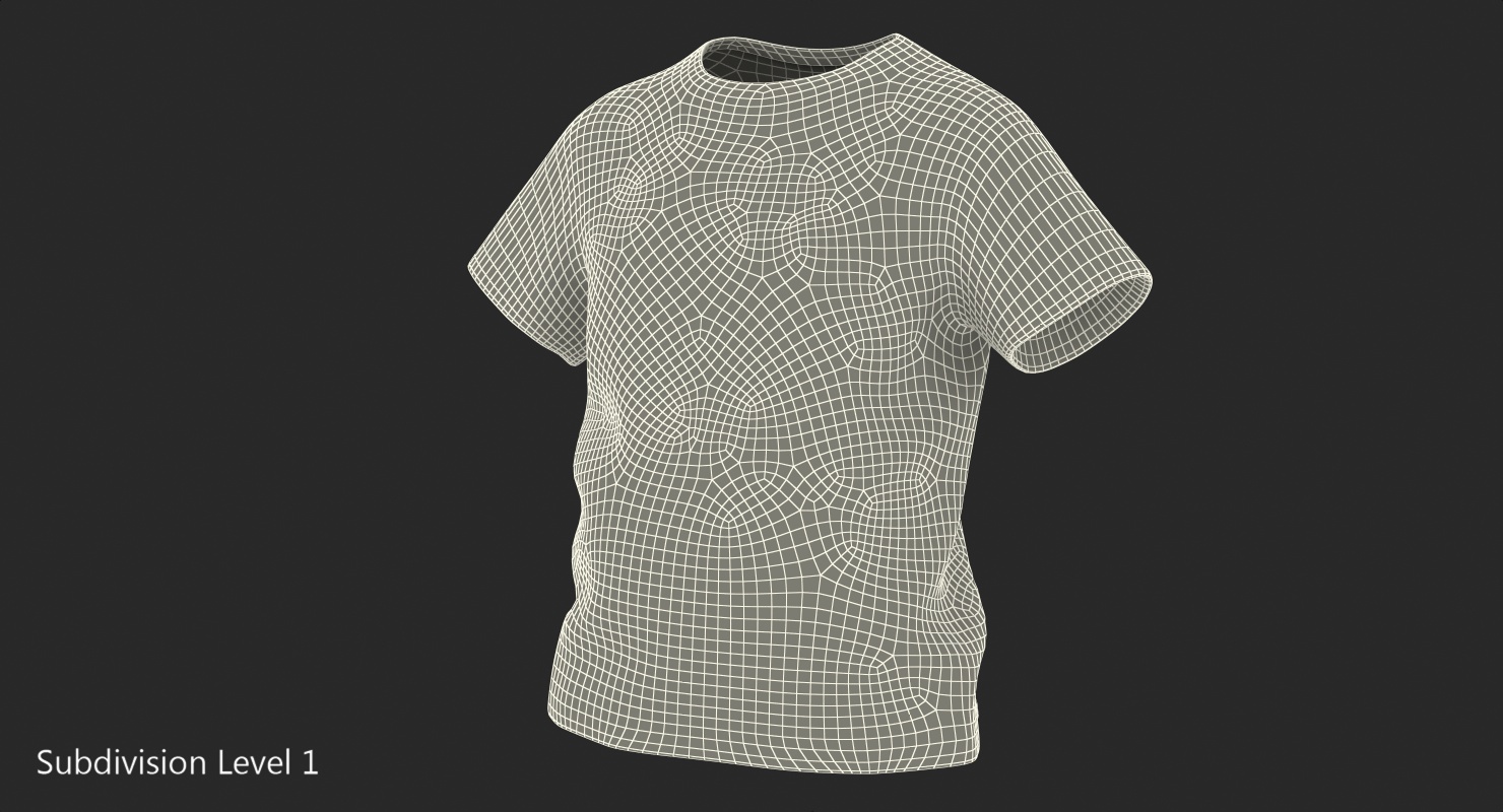 3D model Teenage T Shirt