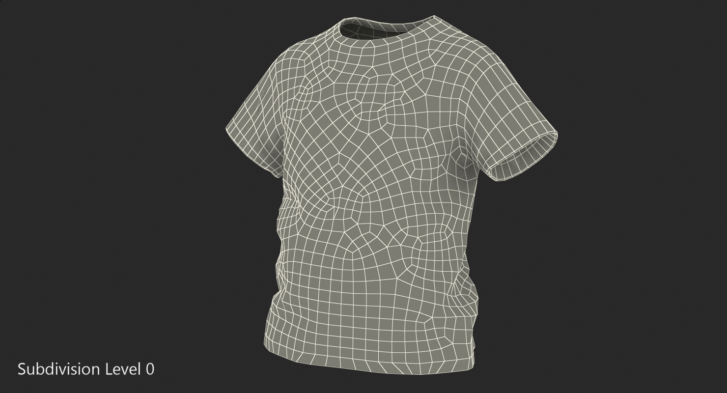 3D model Teenage T Shirt