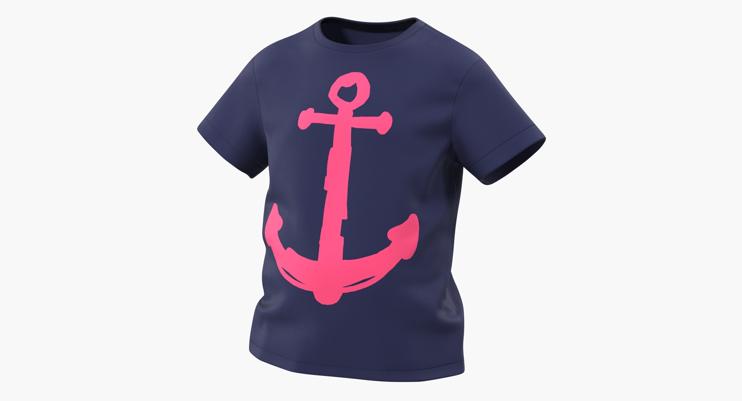 3D model Teenage T Shirt
