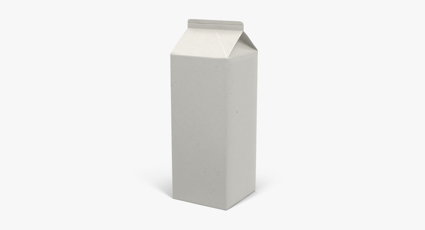 Milk Carton Generic 3D model