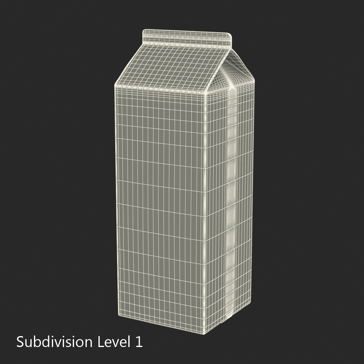 Milk Carton Generic 3D model