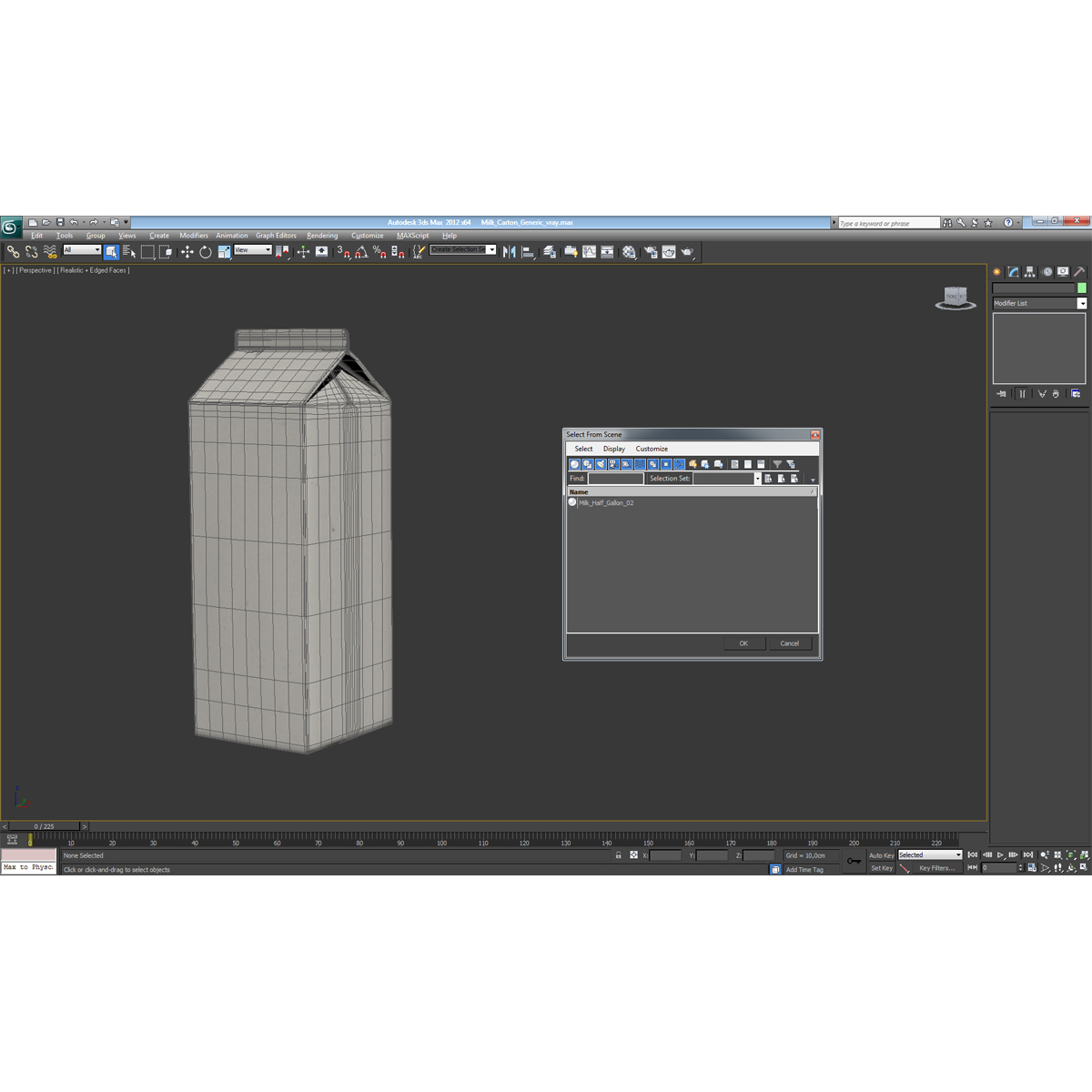 Milk Carton Generic 3D model