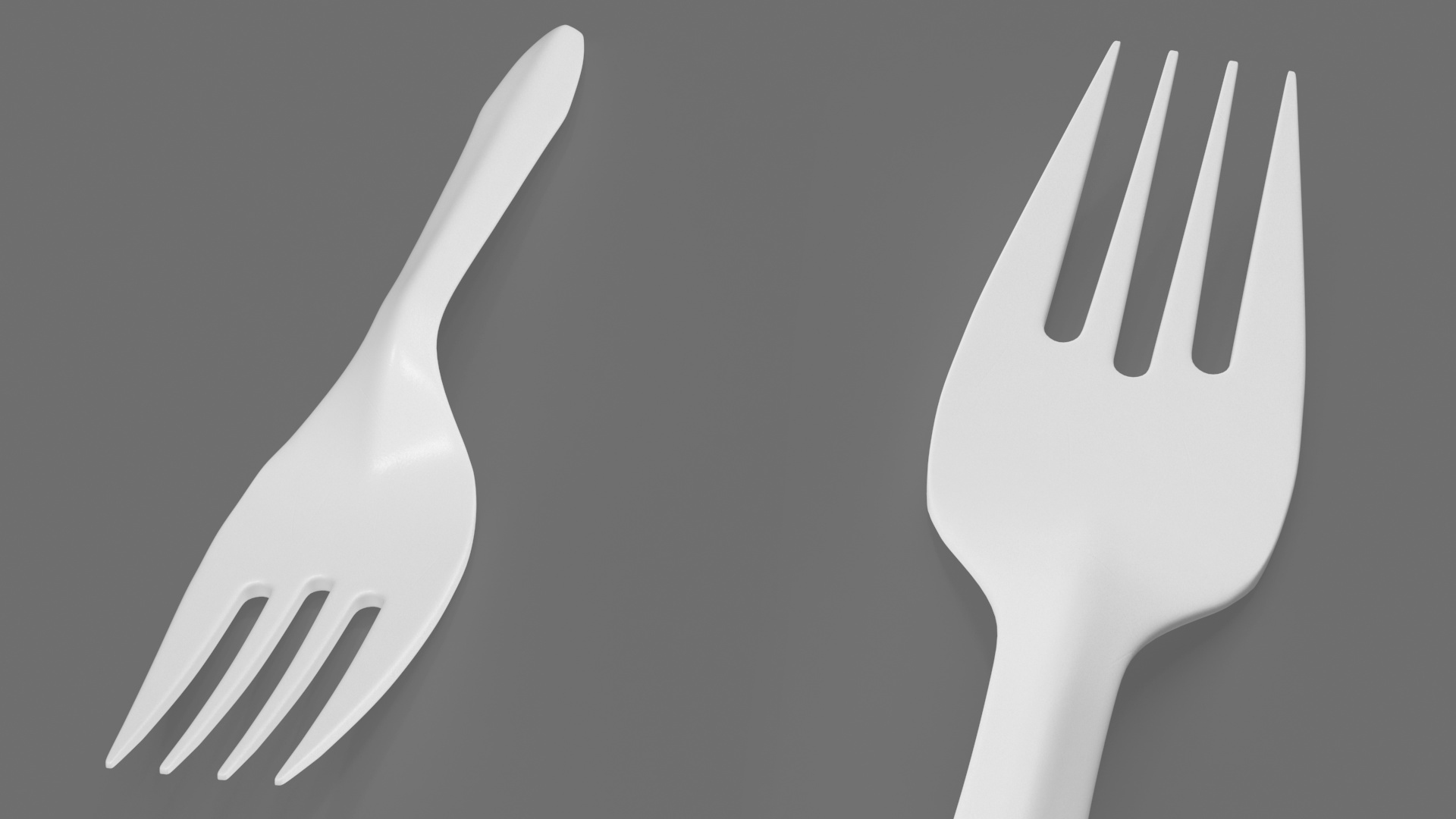 3D model Plastic Fork Utensil