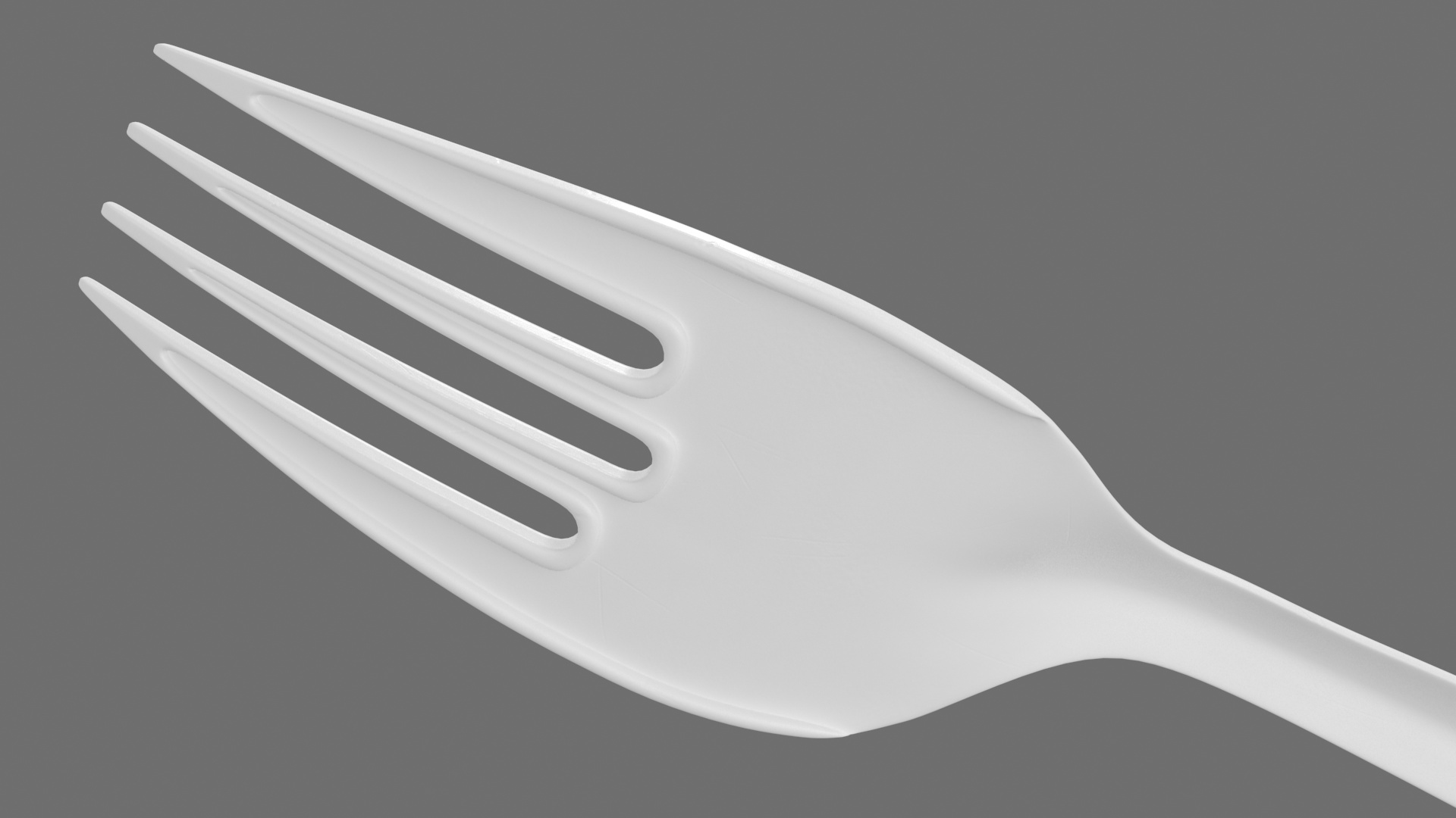 3D model Plastic Fork Utensil