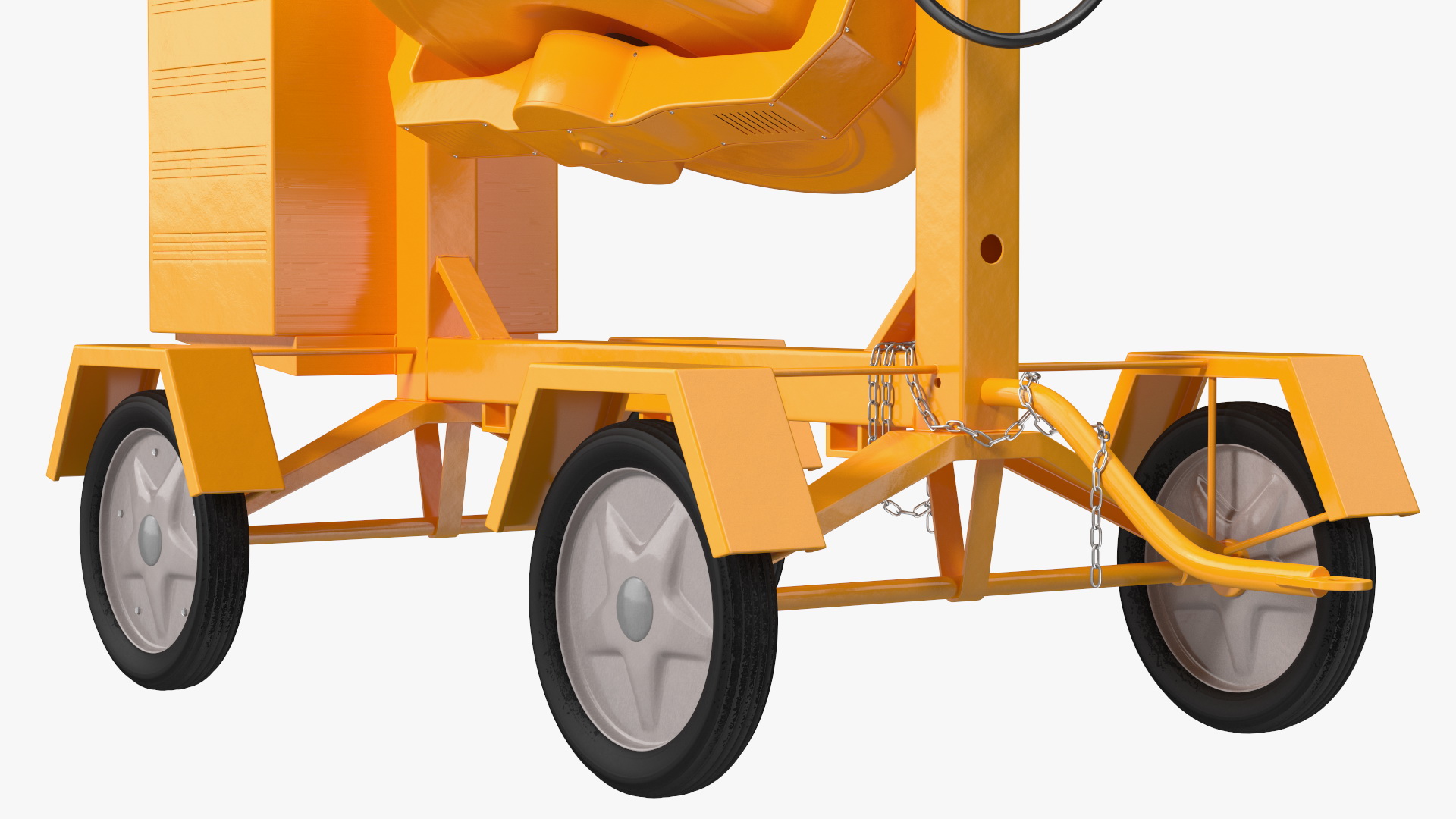 3D Electric Concrete Mixer model